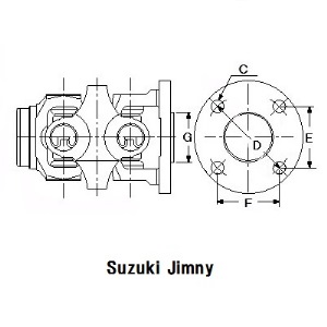 ジムニー用 ダブルカルダンジョイント ジムニー用 ダブルカルダンジョイント